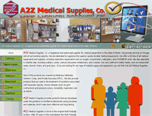 Tablet Screenshot of a2zmedsupplies.com